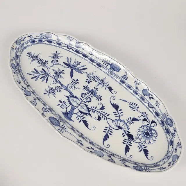 FAT, lökmönstret, porslin, Meissen, Tyskland.