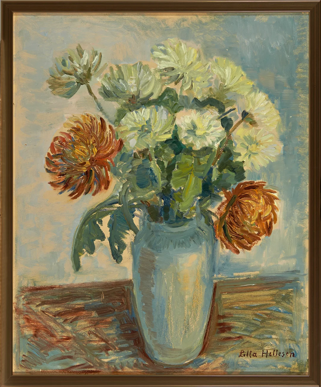 Hellesen, Lilla — Blomsterstilleben — Kunst/Maleri — Blomqvist