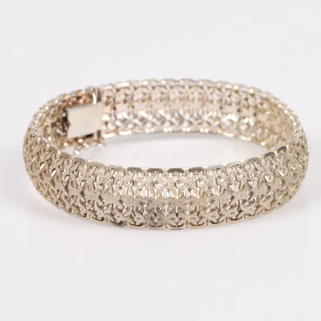 ARMBAND, halvstelt, sterlingsilver.