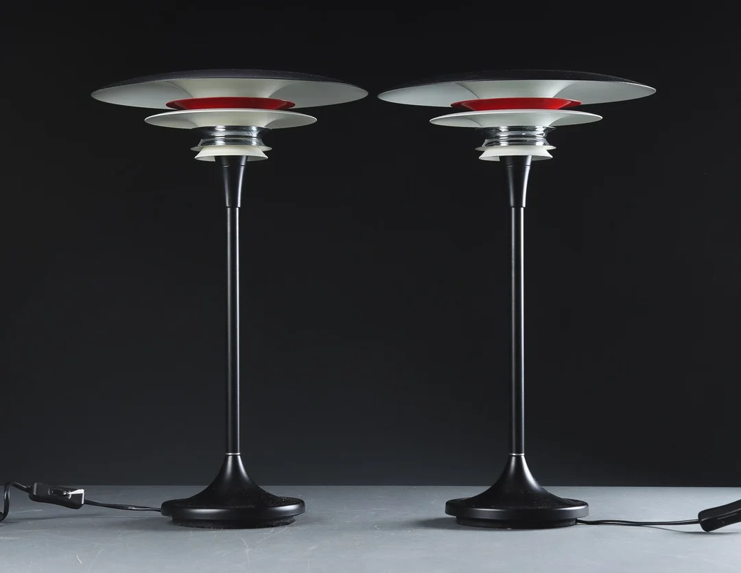 Joakim Fihn for Belid. Par 'Diablo' bordlamper (2) — Lamps and lighting/Table lamps — Lauritz