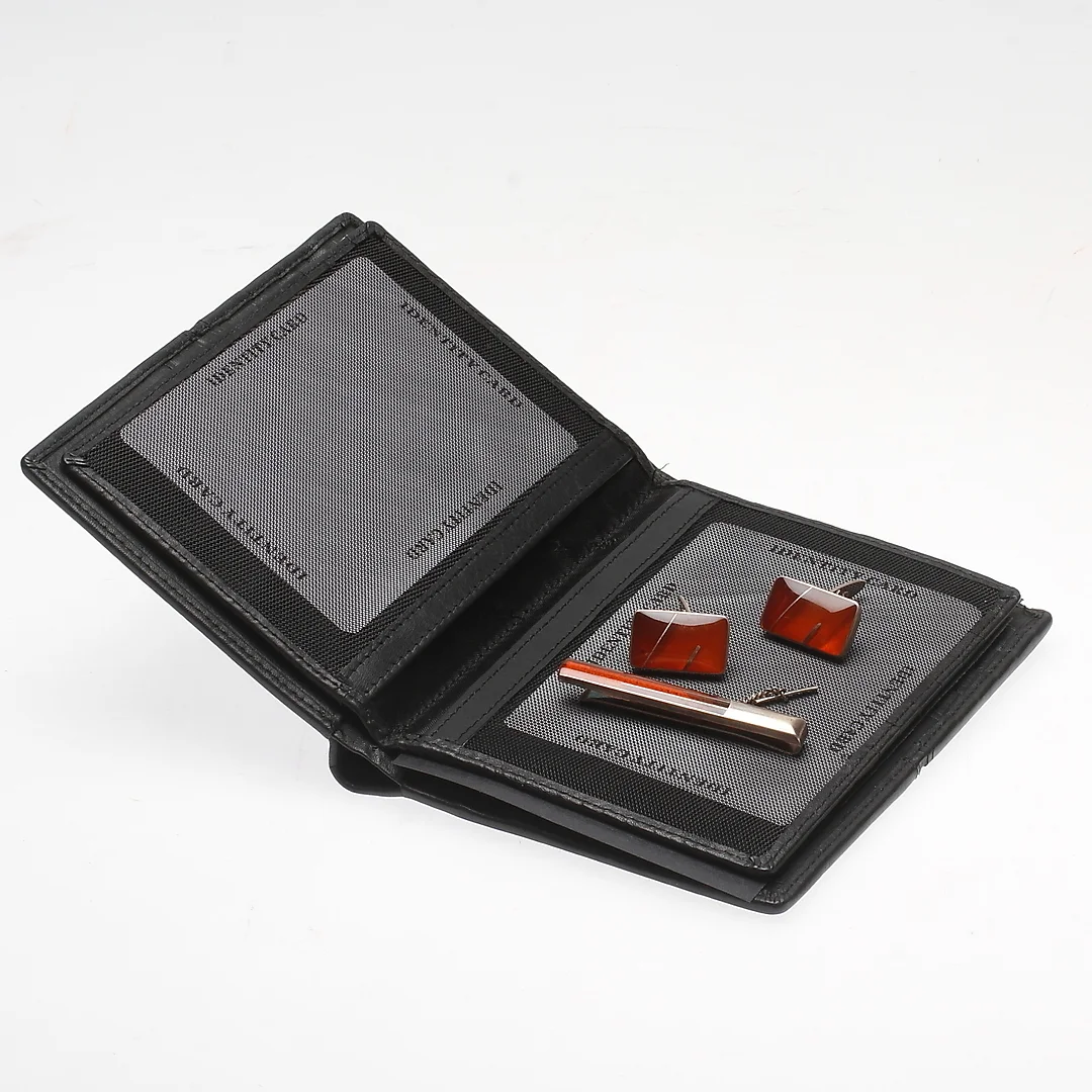 MANSCHETTKNAPPAR, SLIPPSNÅL silver samt KORTHÅLLARE. — Cufflinks & Tie Pins — Gomér & Andersson Linköping