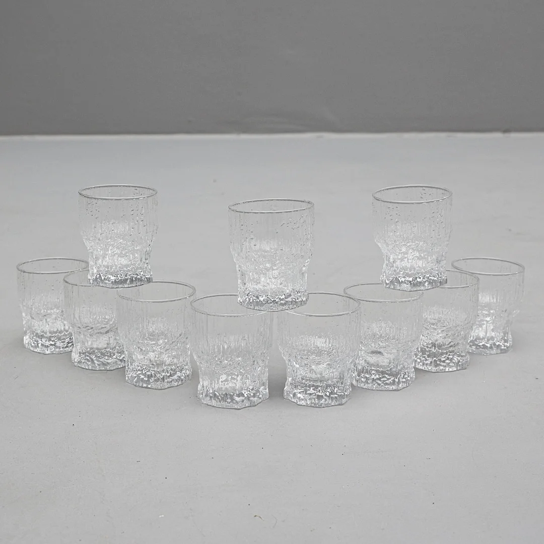 TAPIO WIRKKALA. SELTERGLAS, 11 stycken, " Aslak ", Iittala, Finland. — Utility glass — Södermanlands Auktionsverk