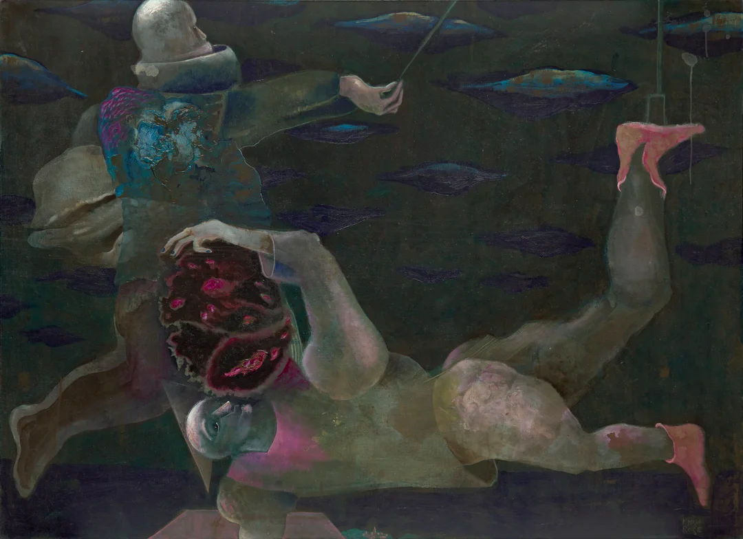 Rose, Knut — "Håkon Bs kål" 1985 — Kunst/Maleri — Blomqvist