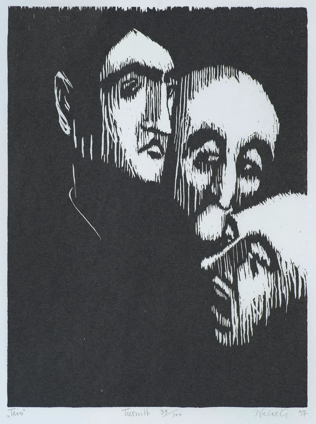 Gulbrandsen, Niclas — "Trio" 1997 — Kunst/Grafikk — Blomqvist