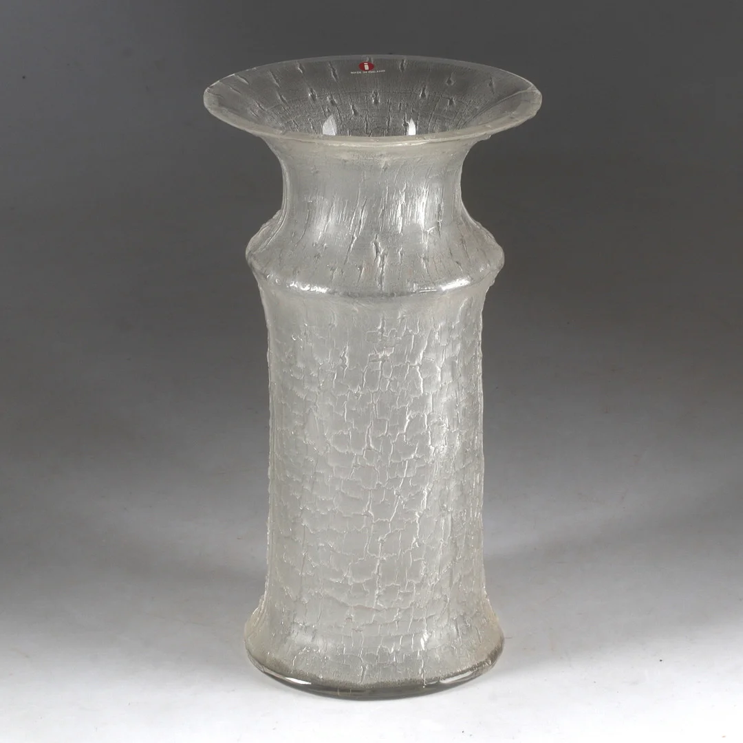 TIMO SARPANEVA. Vas, glas, ur serien "Finlandia", Iittala, Finland. — Utility glass — Stadsauktion Sundsvall