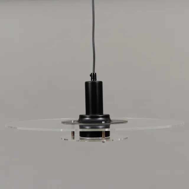 TAKLAMPA, metall/plexiglas, typ T712, för IKEA.