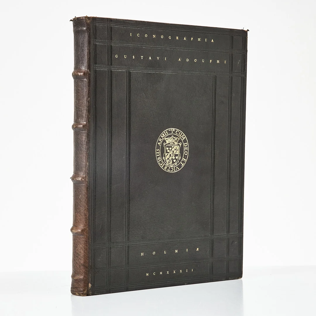 ICONOGRAFIA GUSTAVI ADOLPHI, 1932, PROVENIENS CRONSTEDT. — Books — Stockholms Auktionsverk Magasin 5