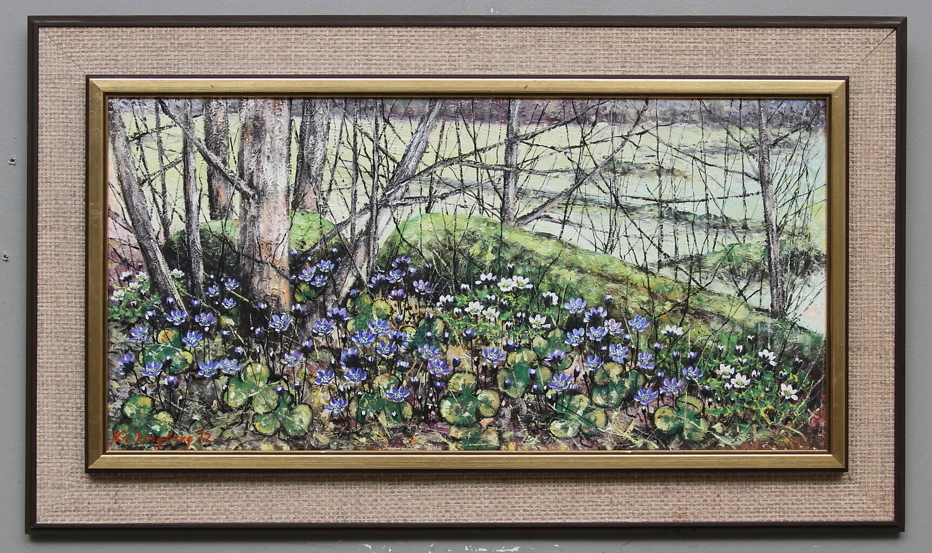 KARL ERIK HAGBERG. olja på duk, signerad och daterad -72. — Paintings — Gomér & Andersson Linköping