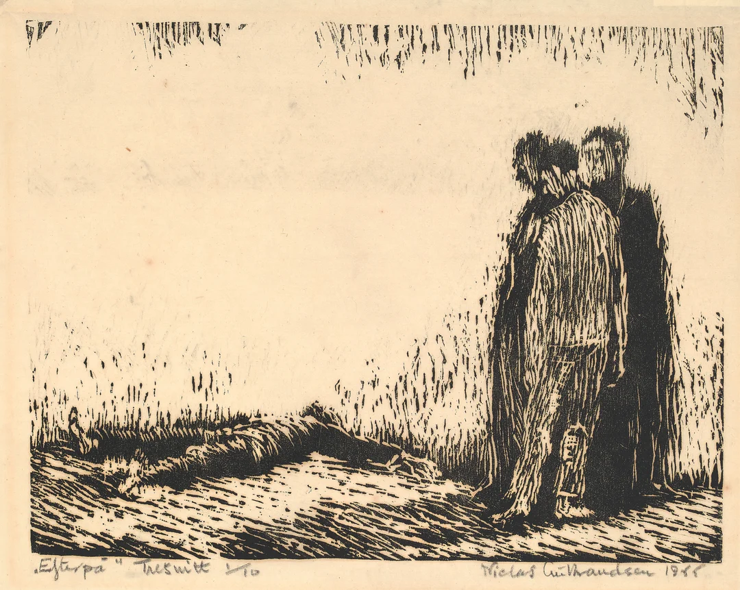Gulbrandsen, Niclas — "Efterpå" 1966 — Kunst/Grafikk — Blomqvist