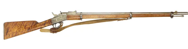 GEVÄR, fabrikat Carl Gustav, modell 1864-68, kaliber 12,7x44RF (Rimfire), tillv.nr 556, se-nr SE0208071.