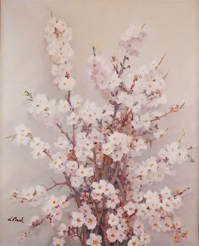 LOLA BECH (1903–1987). Flores de almendro.