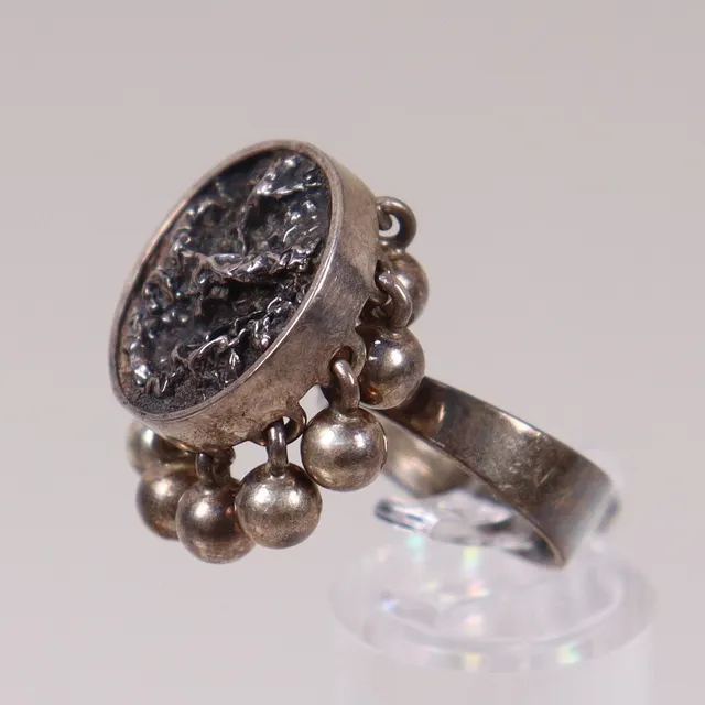 ERIK GRANIT (1930-1988), Finland, ring, sterling silver, 1971.
