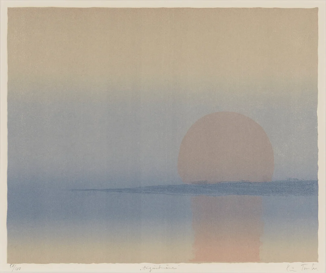 Tveter, Kåre — "Augustmåne" — Kunst/Grafikk — Blomqvist