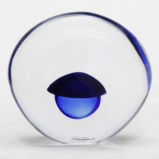 LEIF PERSSON. KONSTGLAS, unik, Studio Strömbergshyttan, signerad.