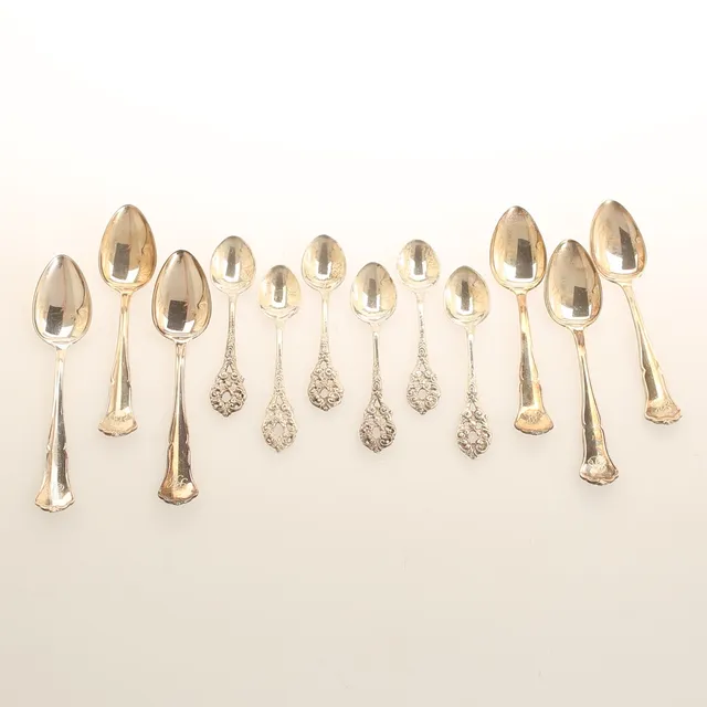 SKEDAR, 12 stycken, silver.