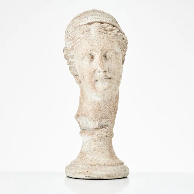 AUGUSTE RODIN. EFTER. Skulptur, patinerat gips.