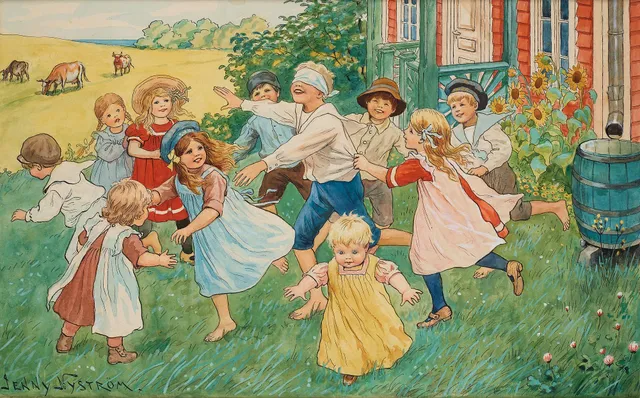 Jenny Nyström, "Blindbock".