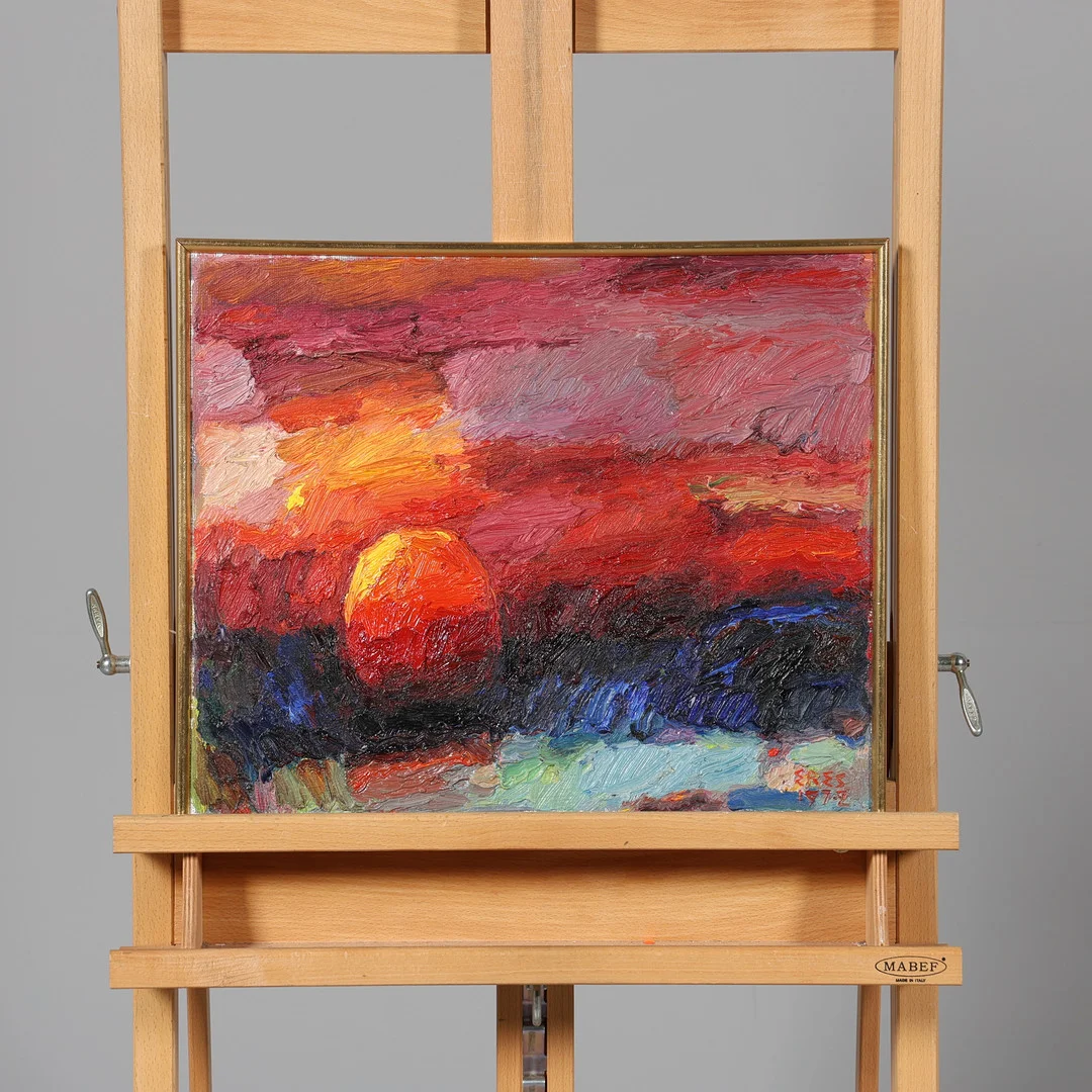 ARNOLD ERES. OLJA PÅ DUK, Signerad samt daterad 1972. — Paintings — Borås Auktionshall