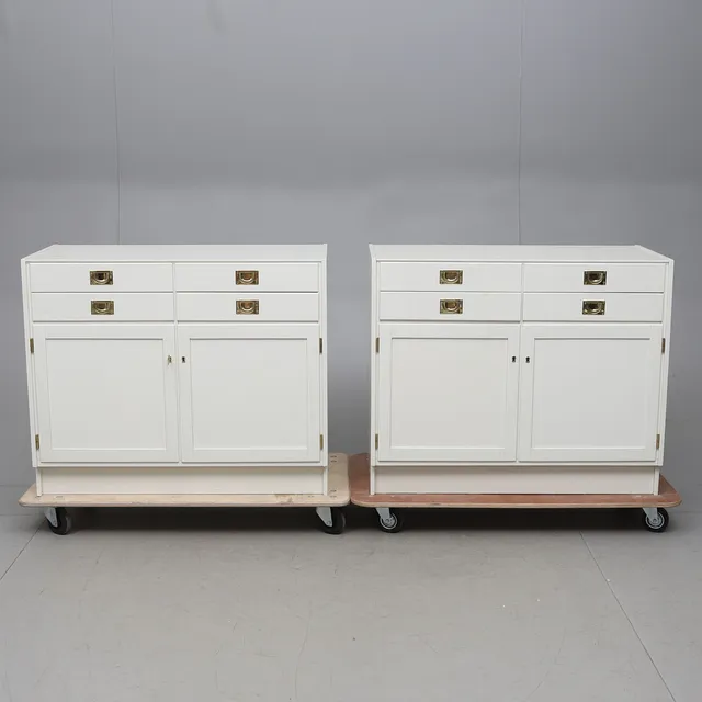 ERIK WÖRTZ. Sideboard ett par, "Uppland", IKEA, 1970-tal.