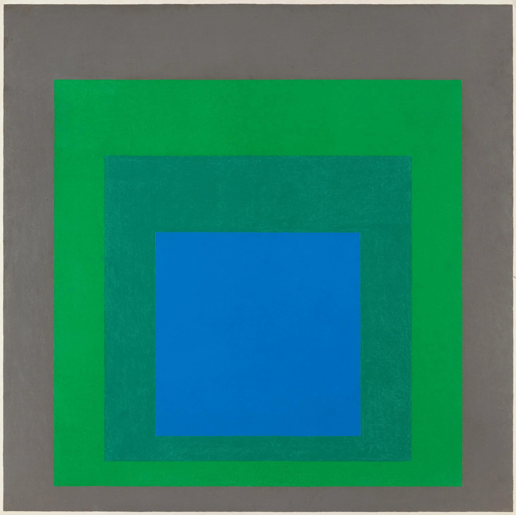 Josef Albers, "Study for Homage to the Square: 'Starblue'". — Bukowskis