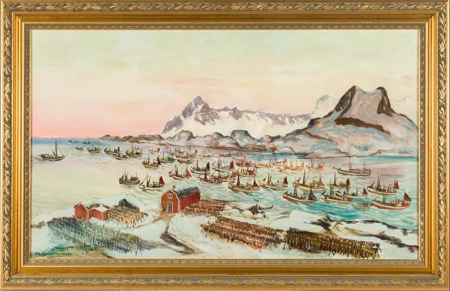Abrahamsson, Ola — Fiskeflåten på vei ut