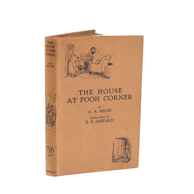 A. A. MILNE. The House at Pooh Corner, First Edition, 1928.