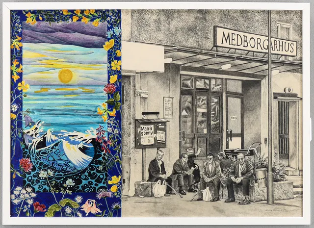 SOLVEIG NORRMAN (1934-2022). MEDBORGARHUS.