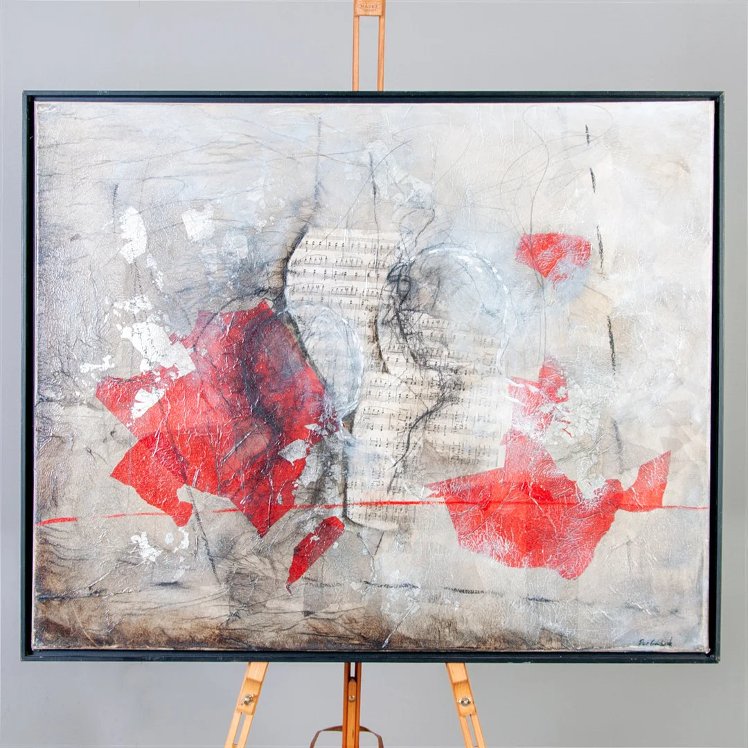 PER CEDERBANK. Olja på duk, "Tones Forever", signerad. — Paintings — Laholms Auktionskammare
