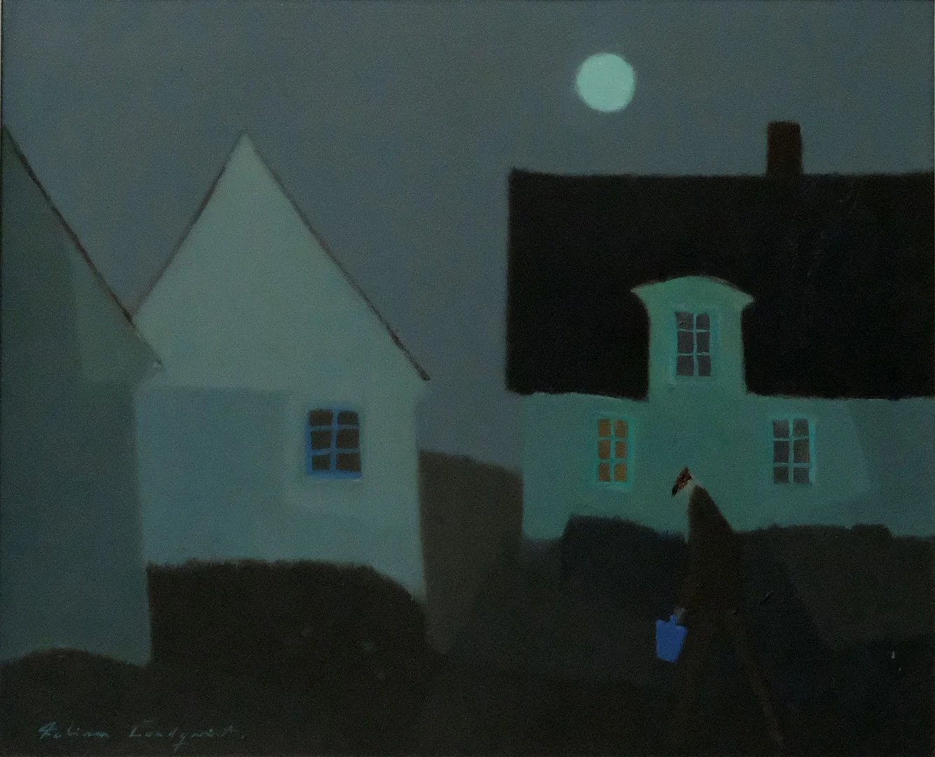 FABIAN LUNDQVIST. OLJA PÅ DUK. — Paintings — Björnssons Auktionskammare