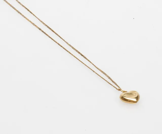 HALSKEDJA SAMT HÄNGE, 18k guld, vikt ca 3,1 gr.