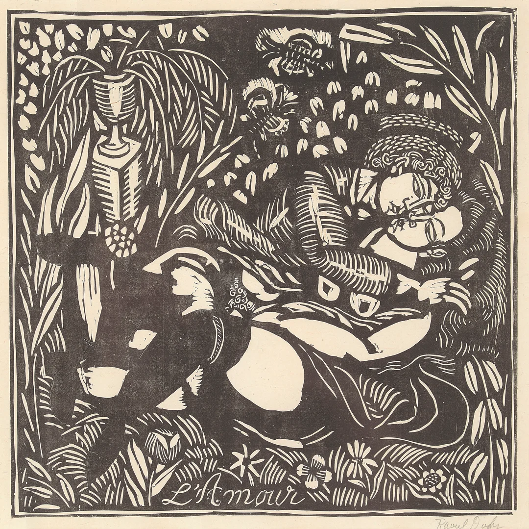 Dufy, Raoul — "L'Amour" ca. 1910 — Kunst/Grafikk — Blomqvist
