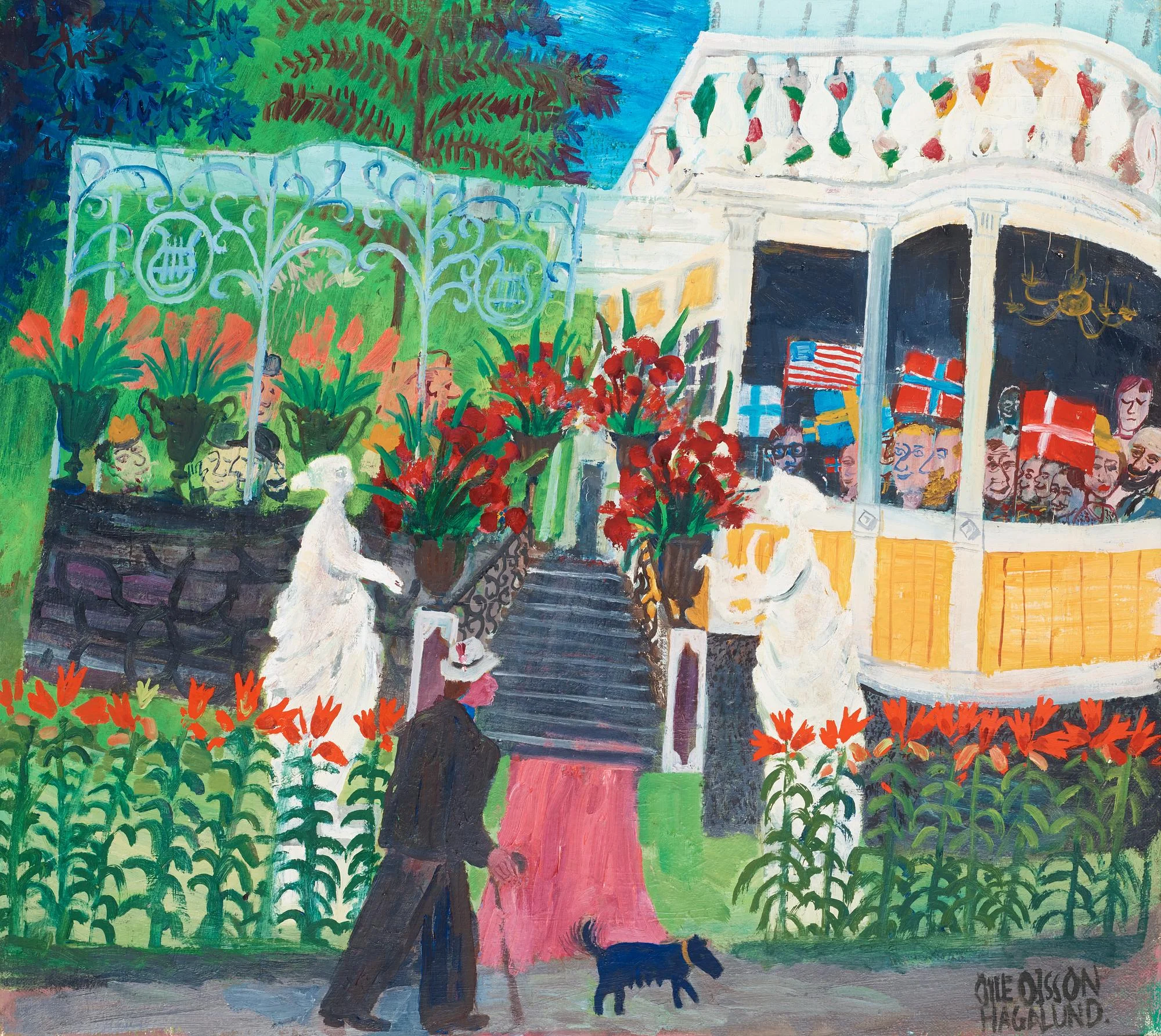 Olle Olsson-Hagalund, "Bellmansro, Djurgården". — Bukowskis