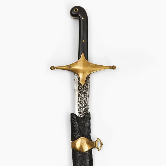 SABEL, persisk eller ottomansk officer, ca 1850-80.