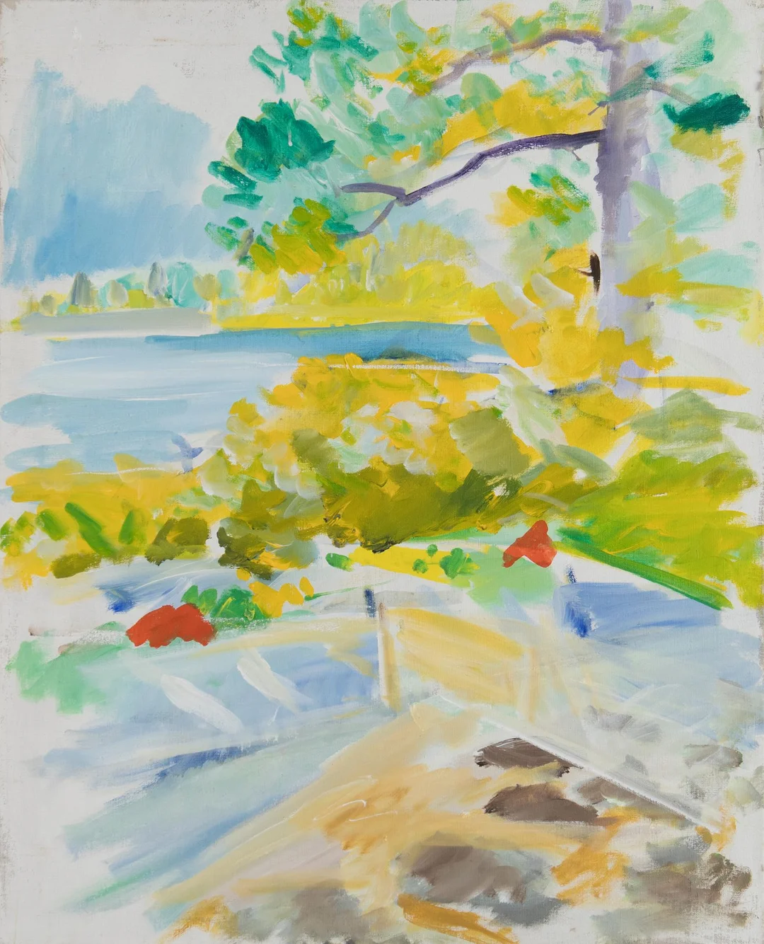 Yngve Bäck, Terrass. — Konst/Modern finländsk konst — Bukowskis