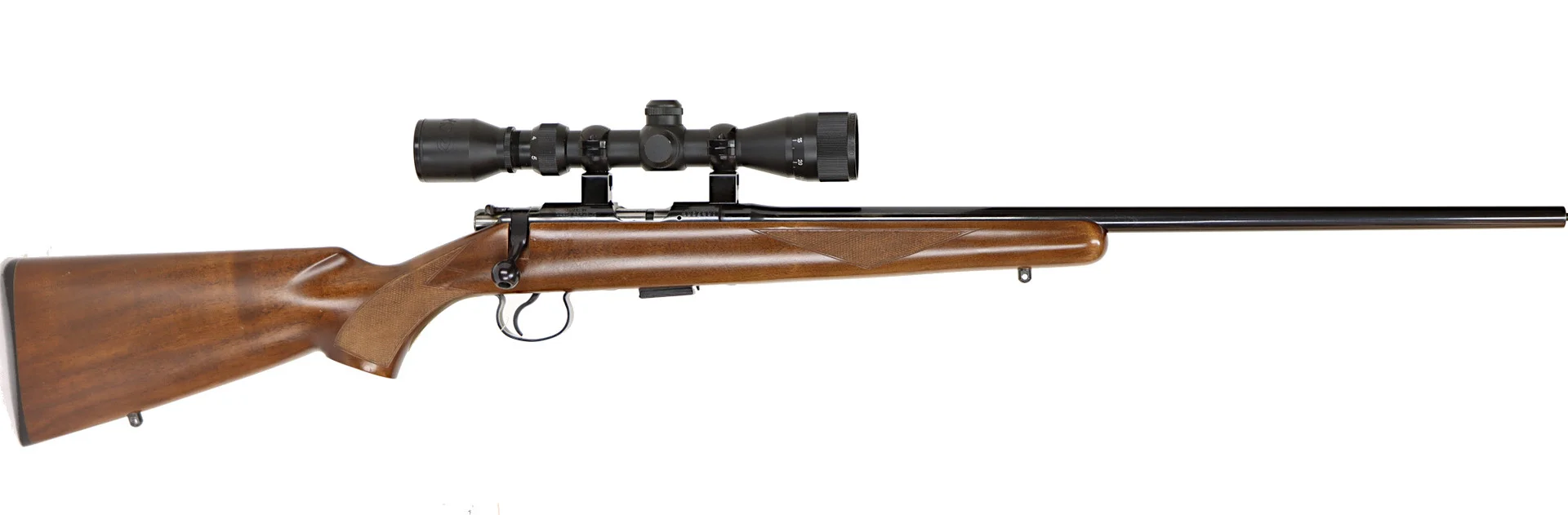 249. KULGEVÄR, Repeter, fabrikat CZ, modell 452-2E ZKM, kaliber .22LR, tillv.nr A082401, se-nr SE2186026. — Rifles — Walter Borg