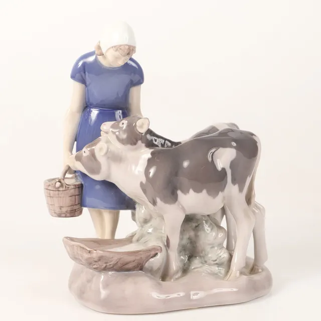AXEL LOCHER. Figurin, porslin, Bing & Gröndahl, Danmark.