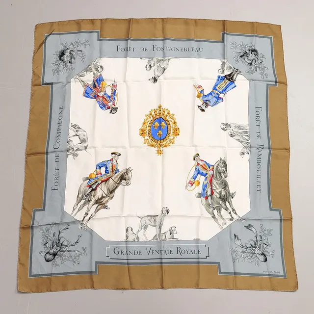 HERMÈS, scarf, siden, Paris.