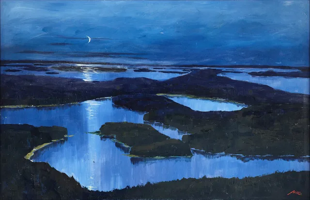 AXEL LIND. Nattmotiv.