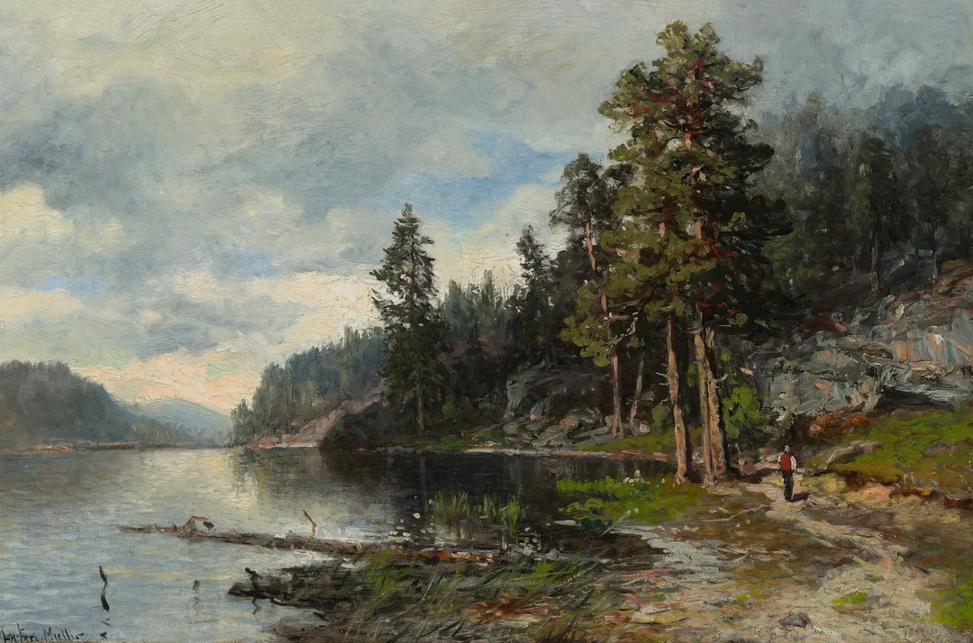 Müller, Morten — Skogstjern — Kunst/Maleri — Blomqvist
