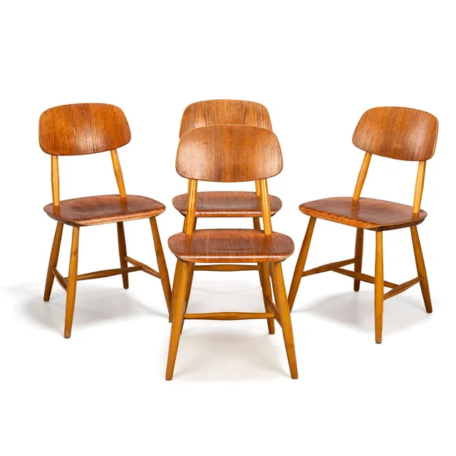 STOLAR Nässjö Teak 1900-tal, 4 stycken.