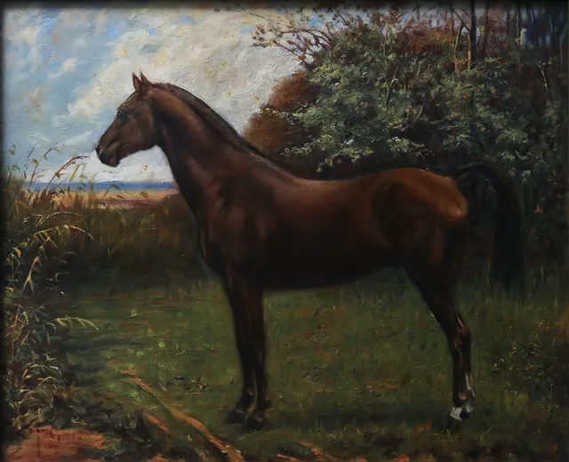 PROBABLY ENGLISH SCHOOL, 20TH CENTURY. Horse.