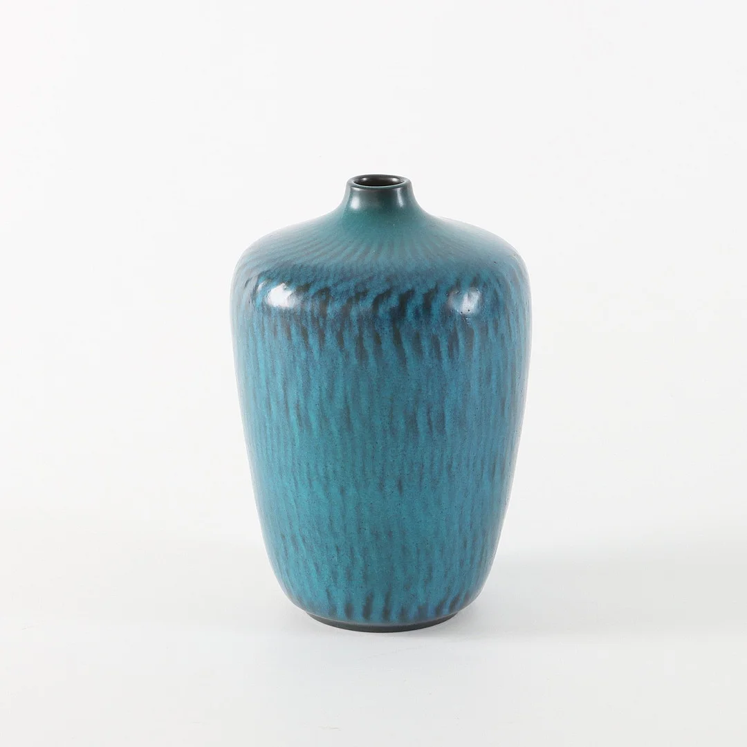 GUNNAR NYLUND. 1904-1997. Vas, glaserat stengods, Nymölle, Danmark, 1959-1963. — European — Auktionsverket Engelholm