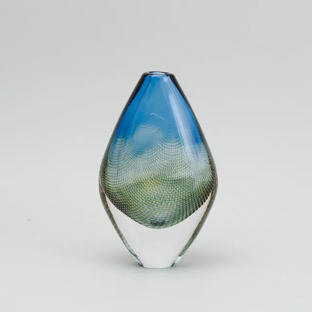 SVEN PALMQVIST. Vas, "Kraka", glas, Orrefors.