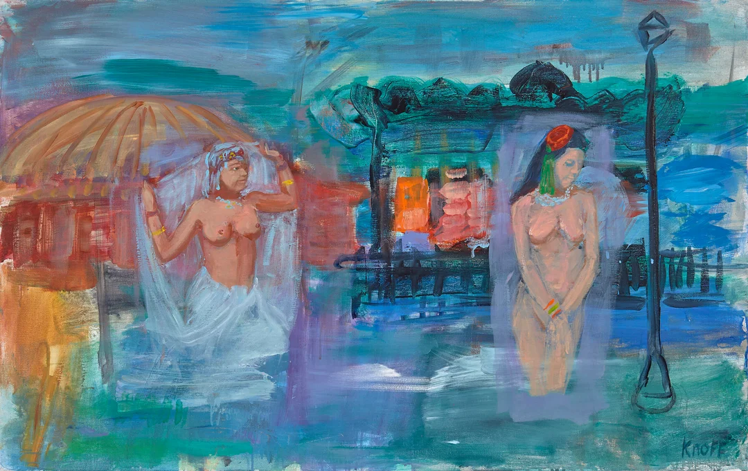 Knoff, Johan Ulrik — "Den tunisiske Brud" 2008 — Kunst/Maleri — Blomqvist