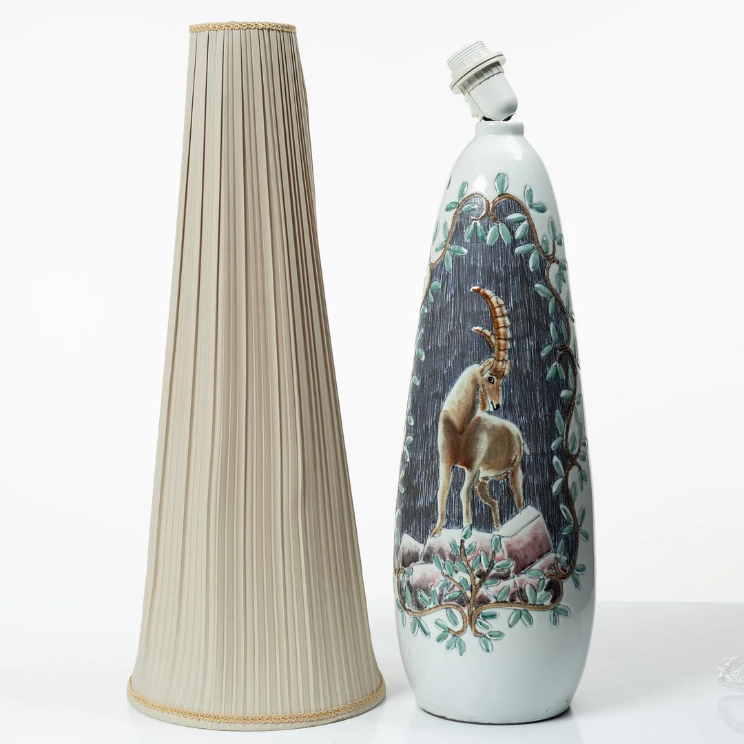 Marian Zawadzki, Golvlampa, Tilgmans Keramik, 1950/60-tal. — Bukowskis