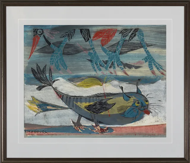 Gauguin, Paul René — "En Pøbbel" 1949
