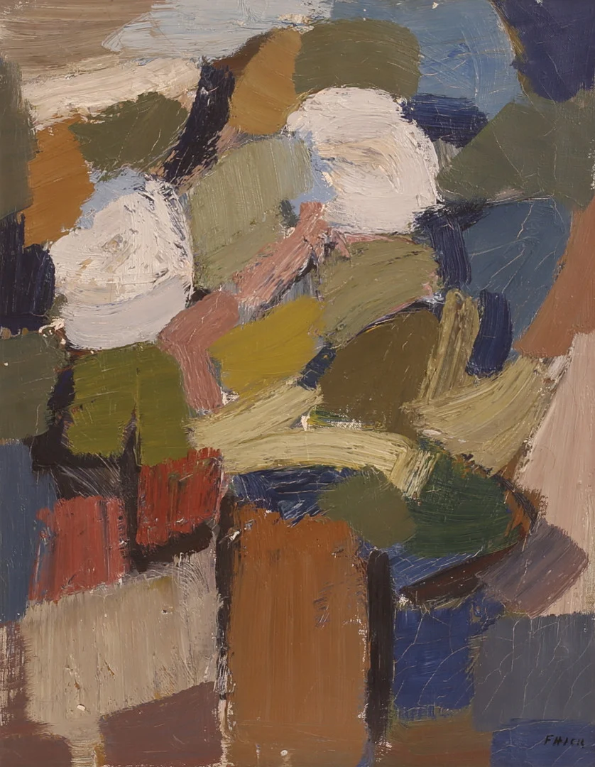 GÖSTA FALCK. Olja på duk, "Vita rosor", signerad. — Paintings — RA Auktionsverket Norrköping