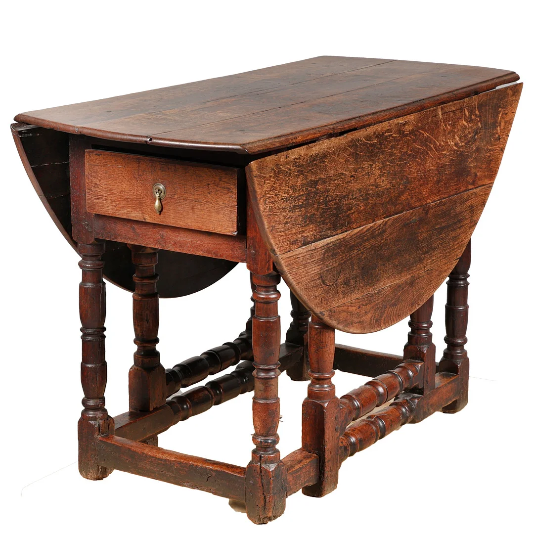 A CHARLES II OAK GATE LEG TABLE, CIRCA 1680. — Dining tables — Bishop & Miller