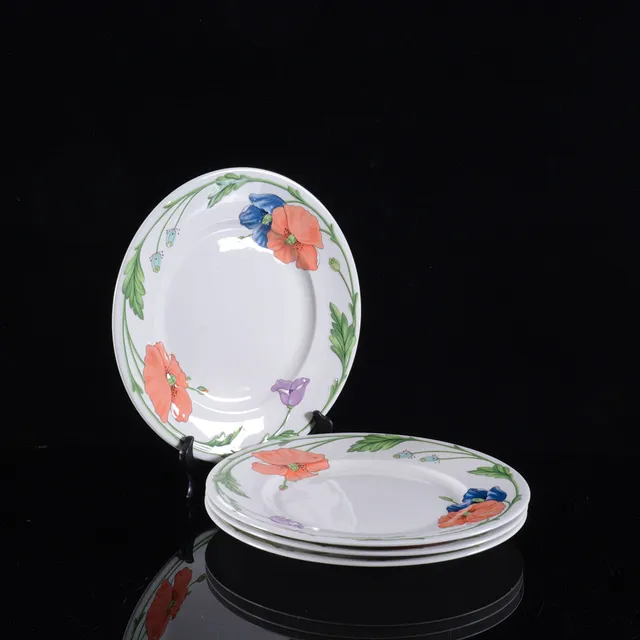 MATTALLRIKAR, 4 stycken, porslin, "Amapola", Villeroy & Boch.