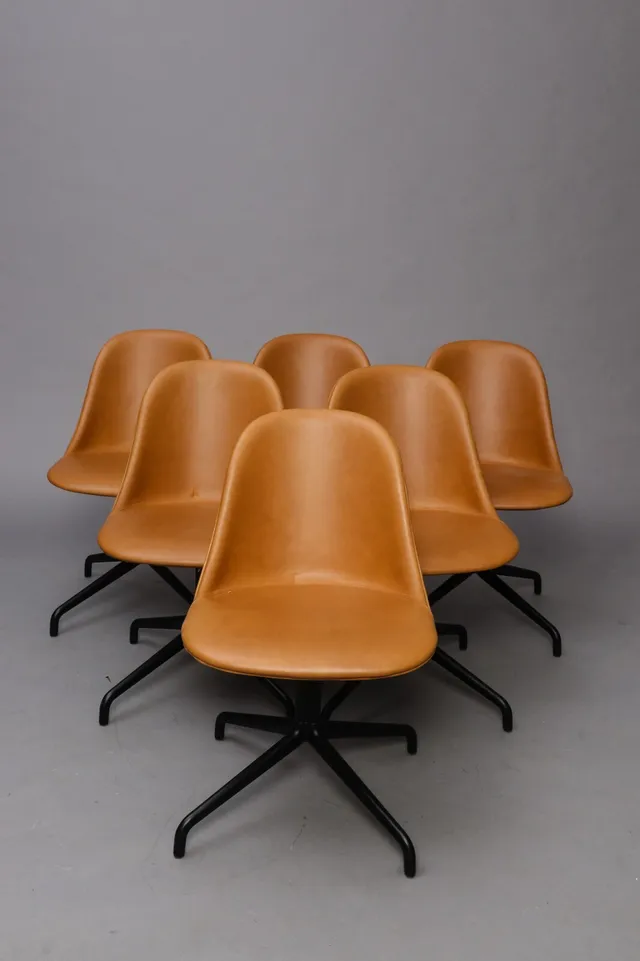 Norm Architects for Menu. Six shell chairs, model Harbor Side Chair (6)
